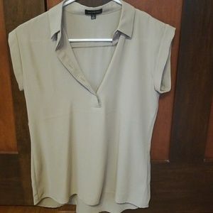 The Limited Silky Roll Sleeve Blouse